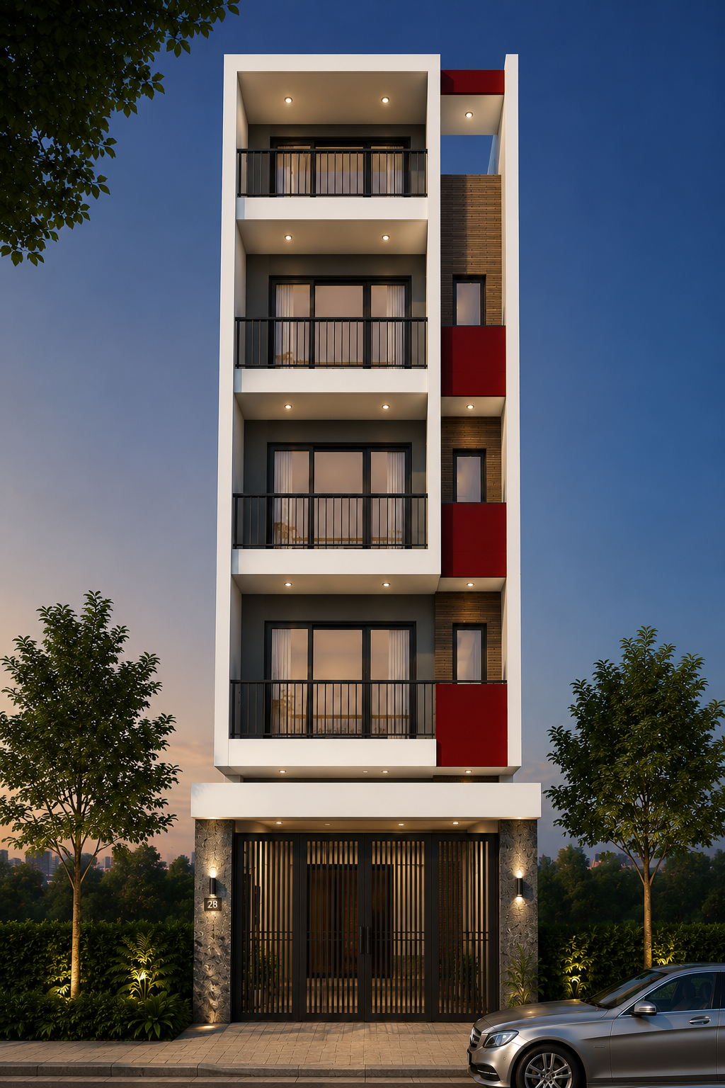 Thiết kế nhà phố hiện đại khu dân cư T30 - Ảnh 8