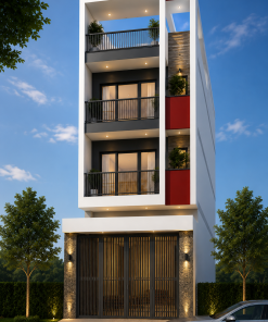 Thiết kế nhà phố hiện đại khu dân cư T30